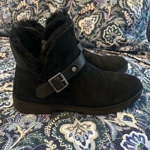 Black UGG boots size 8.5.  Only worn a few times.